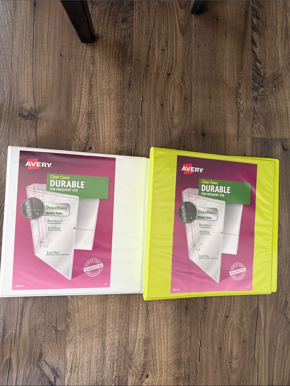 Avery Durable Clear Cover Binders